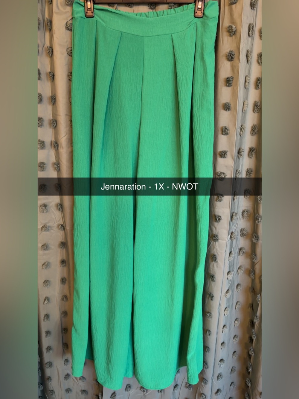 Jennaration Boutique Green Wide Leg Pants
